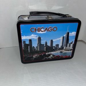 Chicago tin lunch box